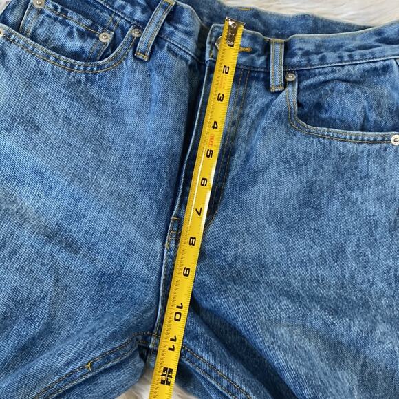 🍒[ X-Girl ] Butterfly Print Acid Wash Straight Leg Jeans - Picture 14 of 15